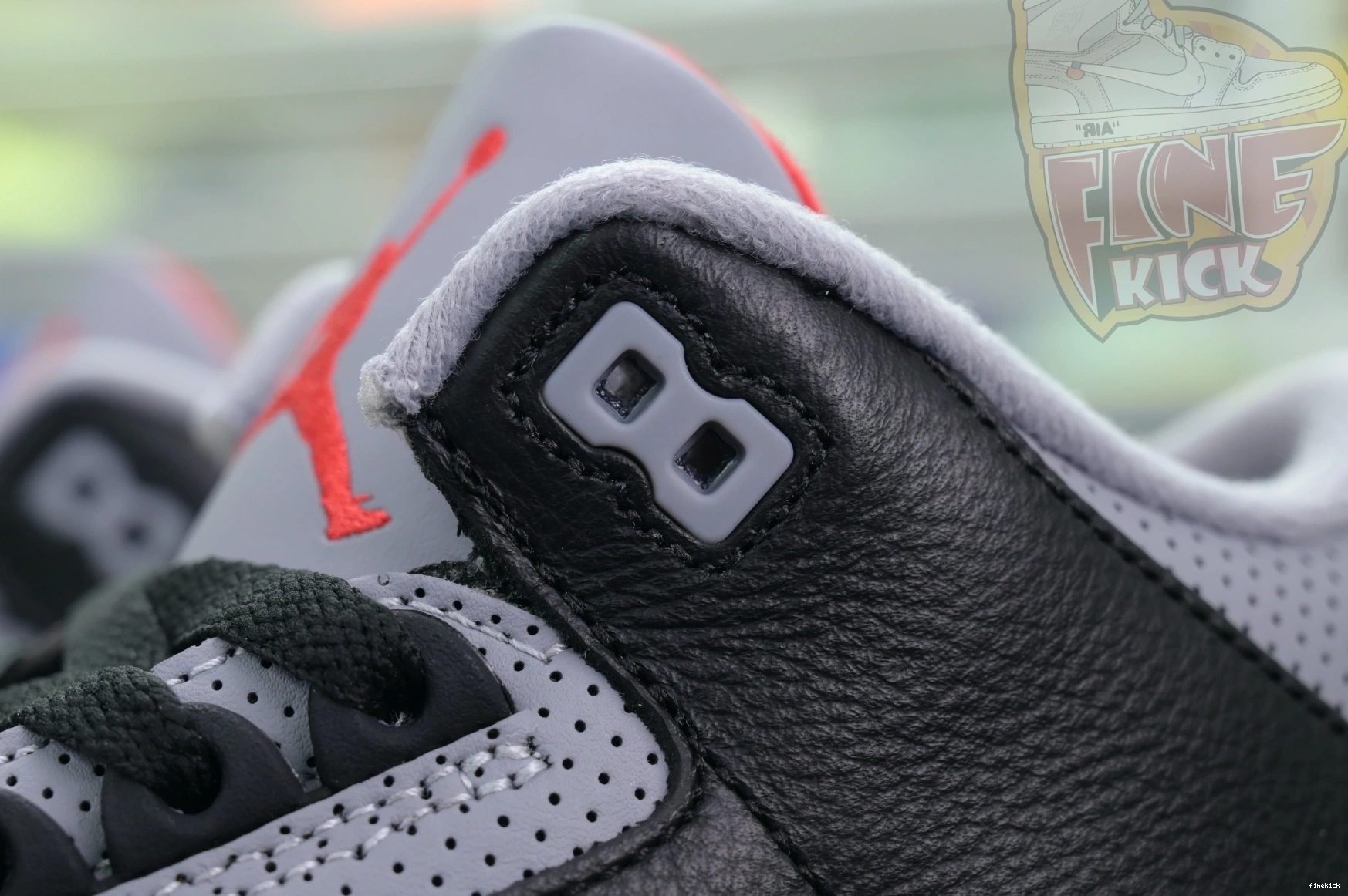 Air Reimagined” 3“Black Jordan Cement 0224